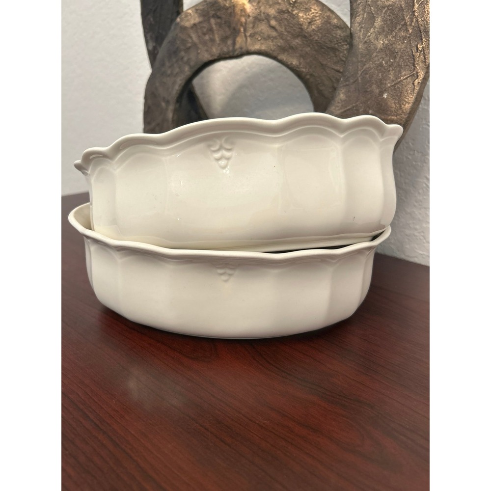Lenox Casual Elegance oval vegetable serving bowls set of 2